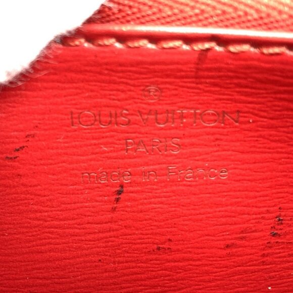 LOUIS VUITTON Red Leather Bag - Picture 8 of 9
